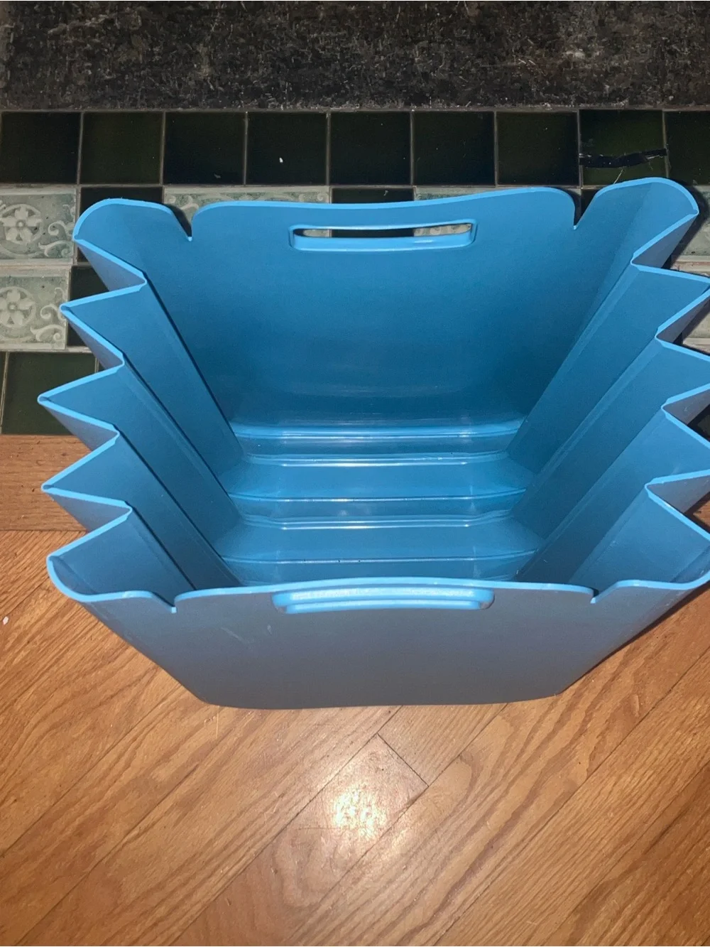 Blue Foldable Toy & Home Storage Bin - Versatile Organization